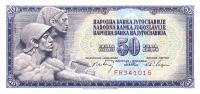 p83b from Yugoslavia: 50 Dinara from 1968