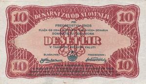 pS112 from Yugoslavia: 10 Lir from 1944