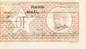 pS130 from Yugoslavia: 600 Lir from 1944