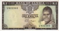 Gallery image for Zambia p10b: 1 Kwacha