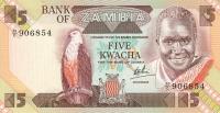 p25b from Zambia: 5 Kwacha from 1980