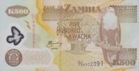 p43e from Zambia: 500 Kwacha from 2006