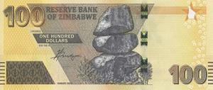 Gallery image for Zimbabwe p106: 100 Dollars