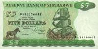 Gallery image for Zimbabwe p2c: 5 Dollars