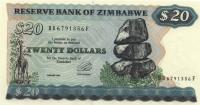 Gallery image for Zimbabwe p4d: 20 Dollars