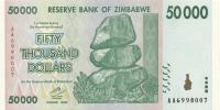 Gallery image for Zimbabwe p74b: 50000 Dollars