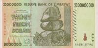 Gallery image for Zimbabwe p86: 20000000000 Dollars