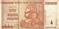 Gallery image for Zimbabwe p87r: 50000000000 Dollars