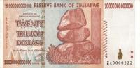 Gallery image for Zimbabwe p89r: 20000000000000 Dollars