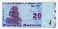 Gallery image for Zimbabwe p95: 20 Dollars