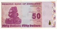 Gallery image for Zimbabwe p96: 50 Dollars