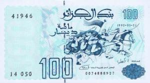 p137 from Algeria: 100 Dinars from 1992
