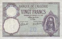 Gallery image for Algeria p78c: 20 Francs