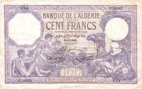 Gallery image for Algeria p81b: 100 Francs