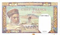 Gallery image for Algeria p88a: 100 Francs