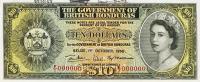 p31s from British Honduras: 10 Dollars from 1958