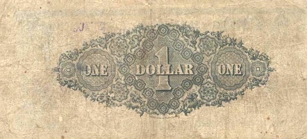 Back of British North Borneo p15: 1 Dollar from 1919