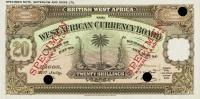 p8ct from British West Africa: 20 Shillings from 1928