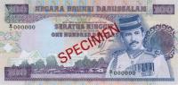 p17s from Brunei: 100 Ringgit from 1989