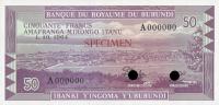 Gallery image for Burundi p11ct: 50 Francs