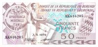 Gallery image for Burundi p28a: 50 Francs