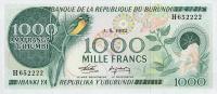 p31b from Burundi: 1000 Francs from 1981