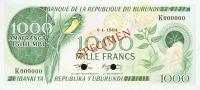 Gallery image for Burundi p31s: 1000 Francs