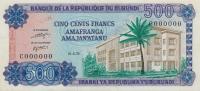 Gallery image for Burundi p34s: 500 Francs