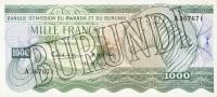 Gallery image for Burundi p7: 1000 Francs