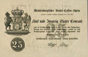 pS356 from German States: 25 Thalers from 1869