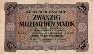 pS966 from German States: 20000000000 Mark from 1923