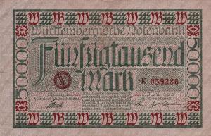 pS984 from German States: 50000 Mark from 1923