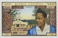 p13s from Cameroon: 5000 Francs from 1962