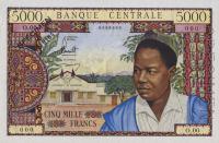 p8s from Cameroon: 5000 Francs from 1961