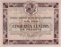 Gallery image for Andorra p5: 50 Centimes