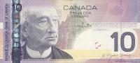Gallery image for Canada p102Ac: 10 Dollars