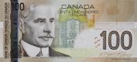 Gallery image for Canada p105d: 100 Dollars