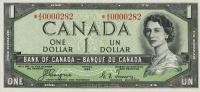p66a from Canada: 1 Dollar from 1954