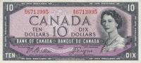 p79a from Canada: 10 Dollars from 1954