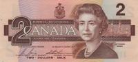 p94c from Canada: 2 Dollars from 1986