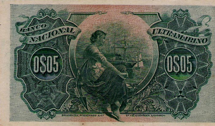Back of Cape Verde p11B: 5 Centavos from 1914