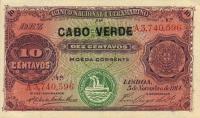 p20 from Cape Verde: 10 Centavos from 1921