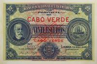 p36s from Cape Verde: 20 Escudos from 1921