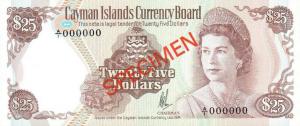 Gallery image for Cayman Islands p8s: 25 Dollars
