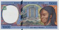 Gallery image for Central African States p105Cc: 10000 Francs