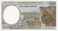 Gallery image for Central African States p201Ef: 500 Francs