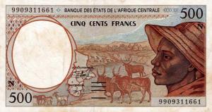 Gallery image for Central African States p501Nf: 500 Francs