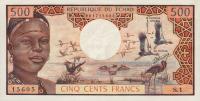 Gallery image for Chad p2a: 500 Francs