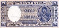 p119 from Chile: 5 Pesos from 1958
