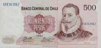 Gallery image for Chile p153d: 500 Pesos